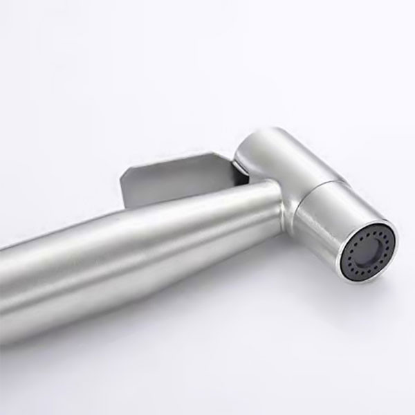 شیر سرویس بهداشتی فرنگی مدل DN-14031117 ( ست شاتاف استیل )