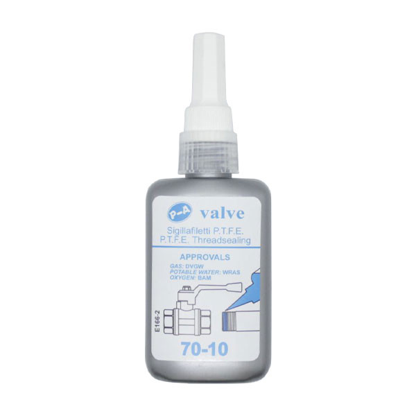 تفلون مایع پ آ مدل Valve70-10 حجم 50 میلی لیتر بسته 20 عددی
